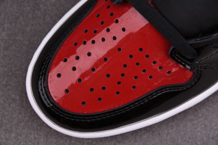air jordan 1 bred patent leather 555088-063