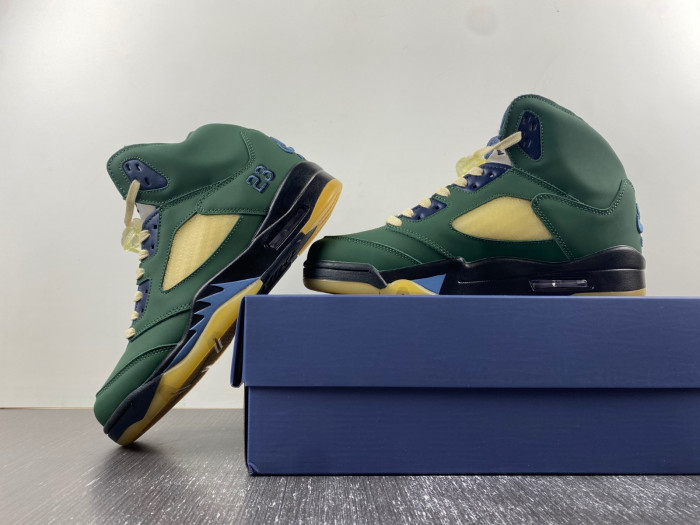 air jordan 5 "navy green” fz5758-003