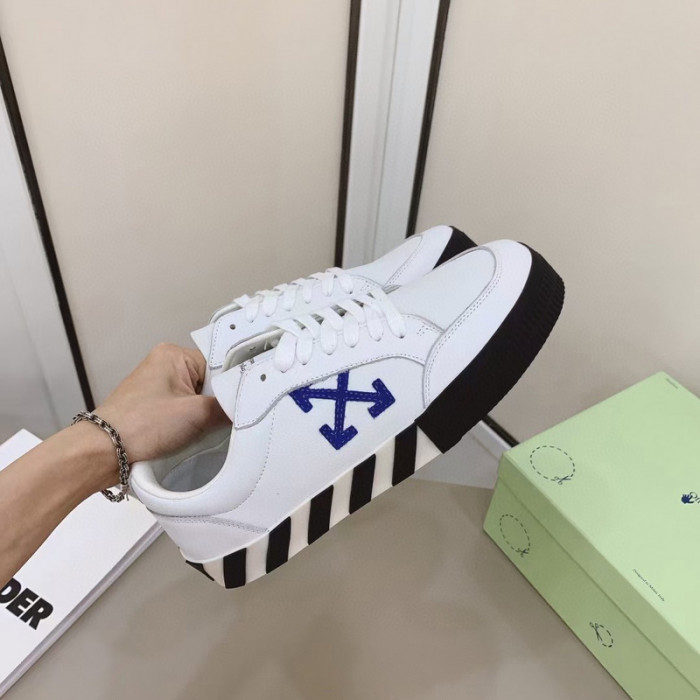 ofw calfskin vulcanized low sneakers
