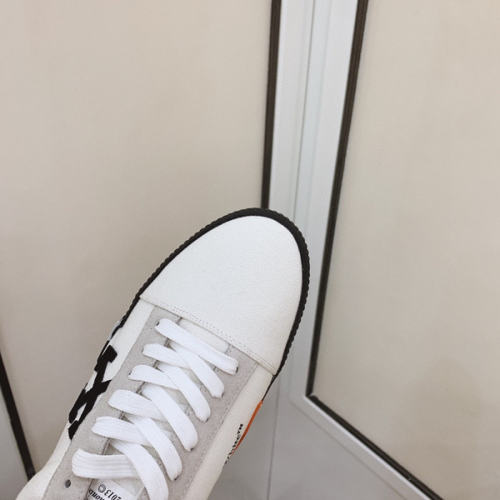 ofw calfskin vulcanized low sneakers