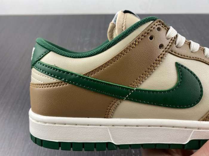 nike dunk low tan green fb7160-231