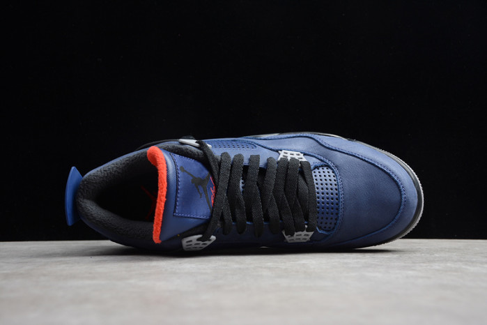 air jordan 4 wntr loyal blue habanero red black cq9597-401
