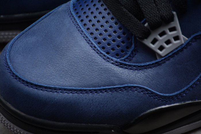 air jordan 4 wntr loyal blue habanero red black cq9597-401