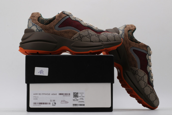 G*u*i rhyton vintage trainer sneaker 620185 99wg0 6060